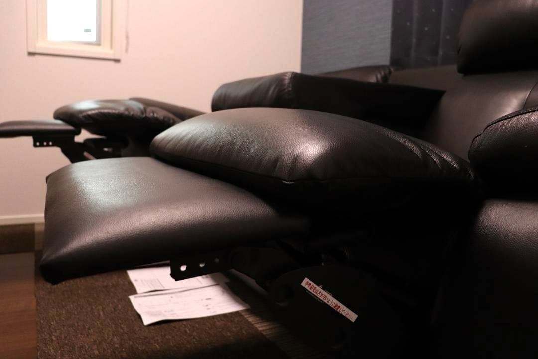 【直接引取】3人掛け 電動リクライニングソファ馬場家具 ERパークスS