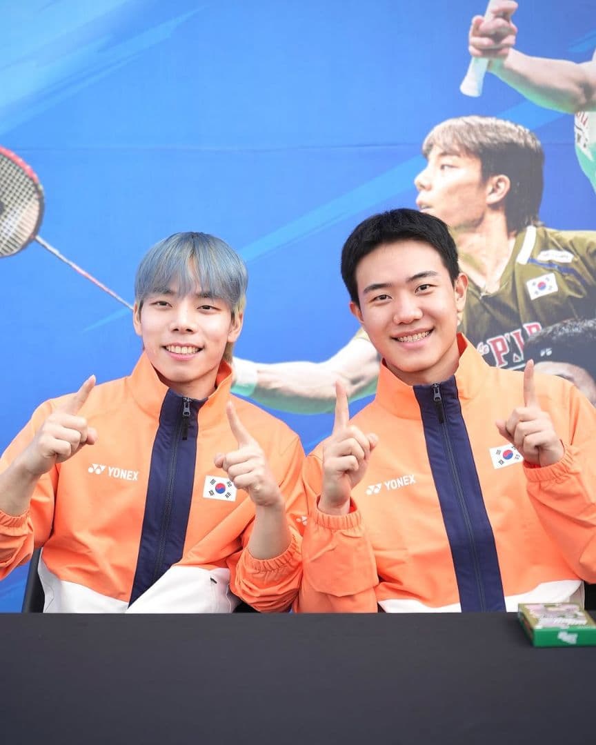 YONEX選手支給品韓国国家代表選手着用モデル上下セット安洗瑩/徐承宰/桃田賢斗