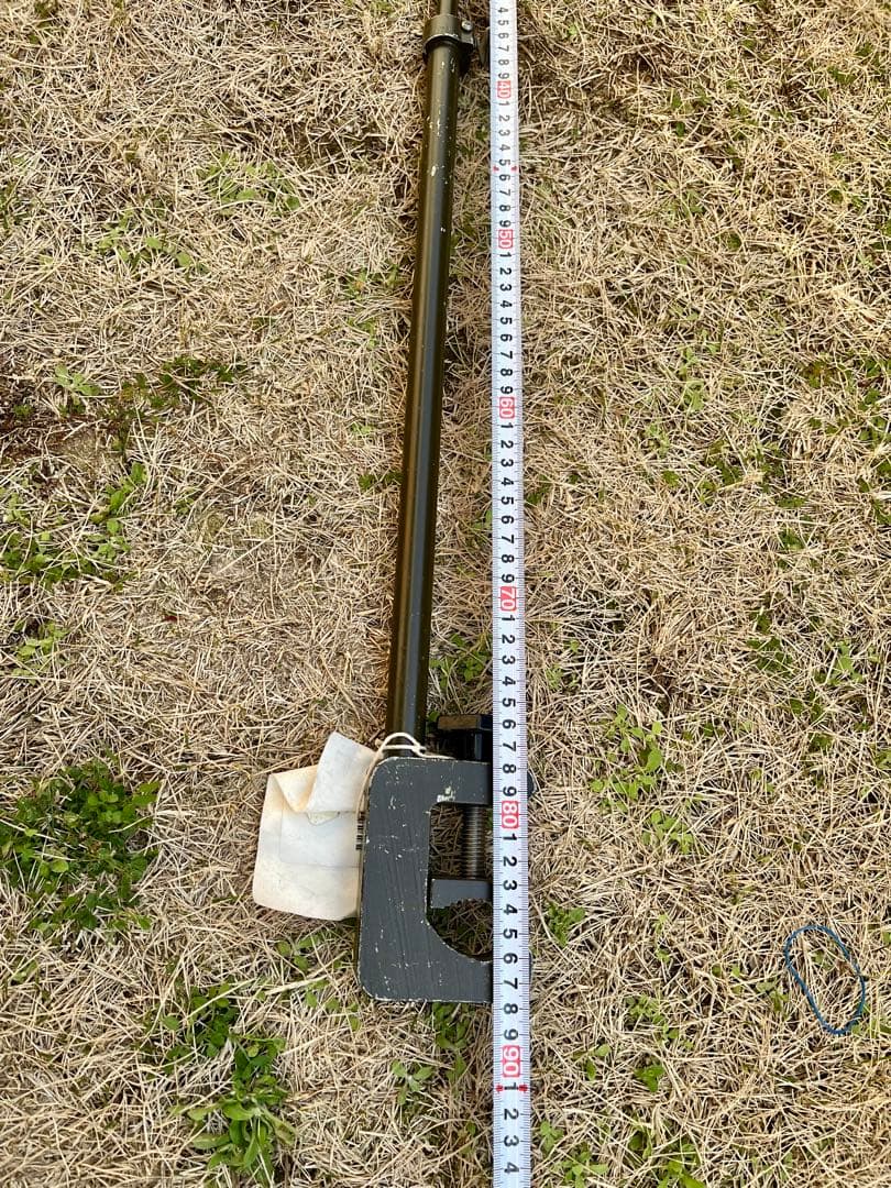 米軍放出品 点滴棒 ランタンポール クランプ式 キャンプ 高さ調整可能　1点のみ