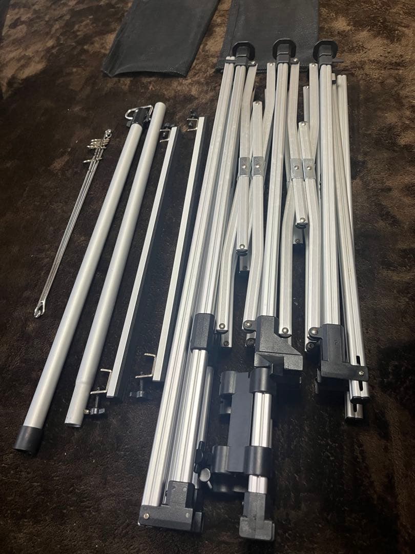 【2点】Coleman コンパクトキッチンテーブル+クーラースタンド