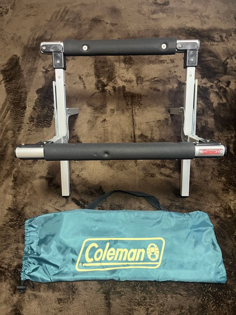 【2点】Coleman コンパクトキッチンテーブル+クーラースタンド