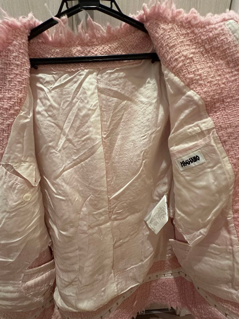 MAGLIANO マリアーノピンクツイードジャケットXS イタリア製