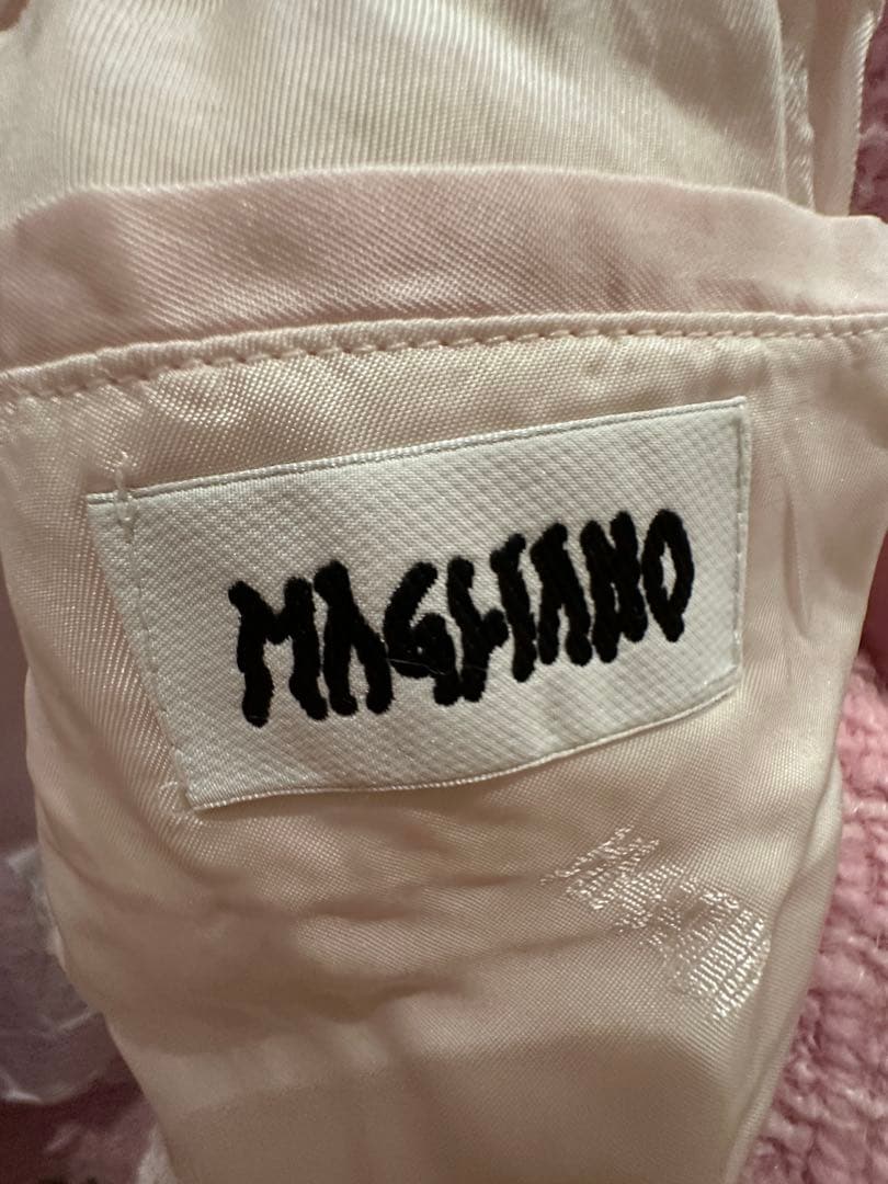 MAGLIANO マリアーノピンクツイードジャケットXS イタリア製