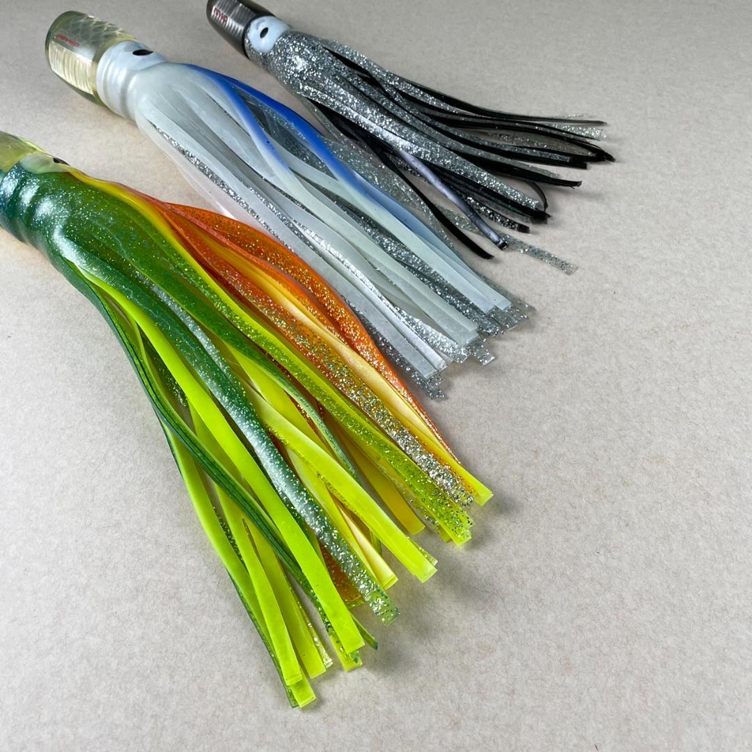 【未使用】トローリング スカートルアー ３本セット 10.5/8号 カジキ 大物