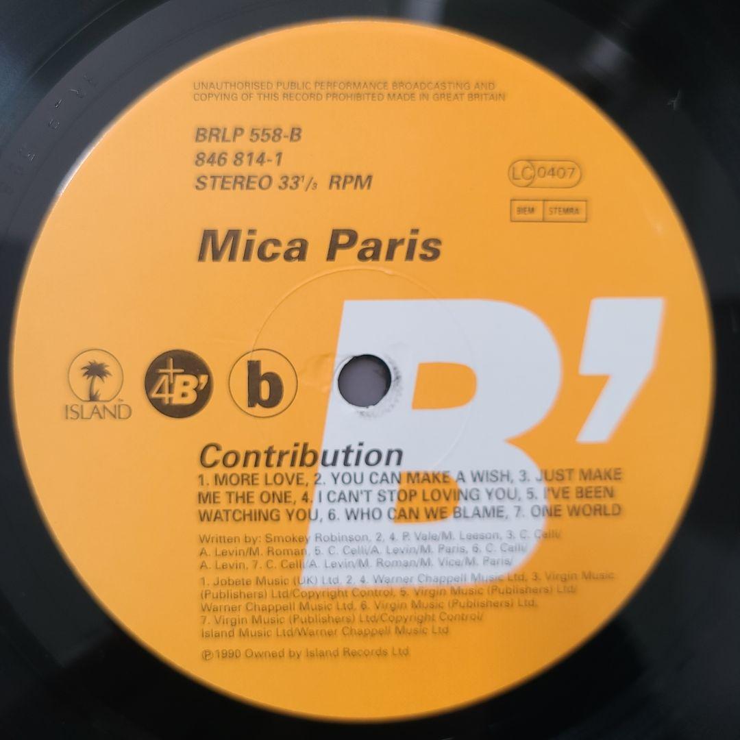 ★ＵＫオリジナル盤★『CONTRIBUTION』MICA PARIS