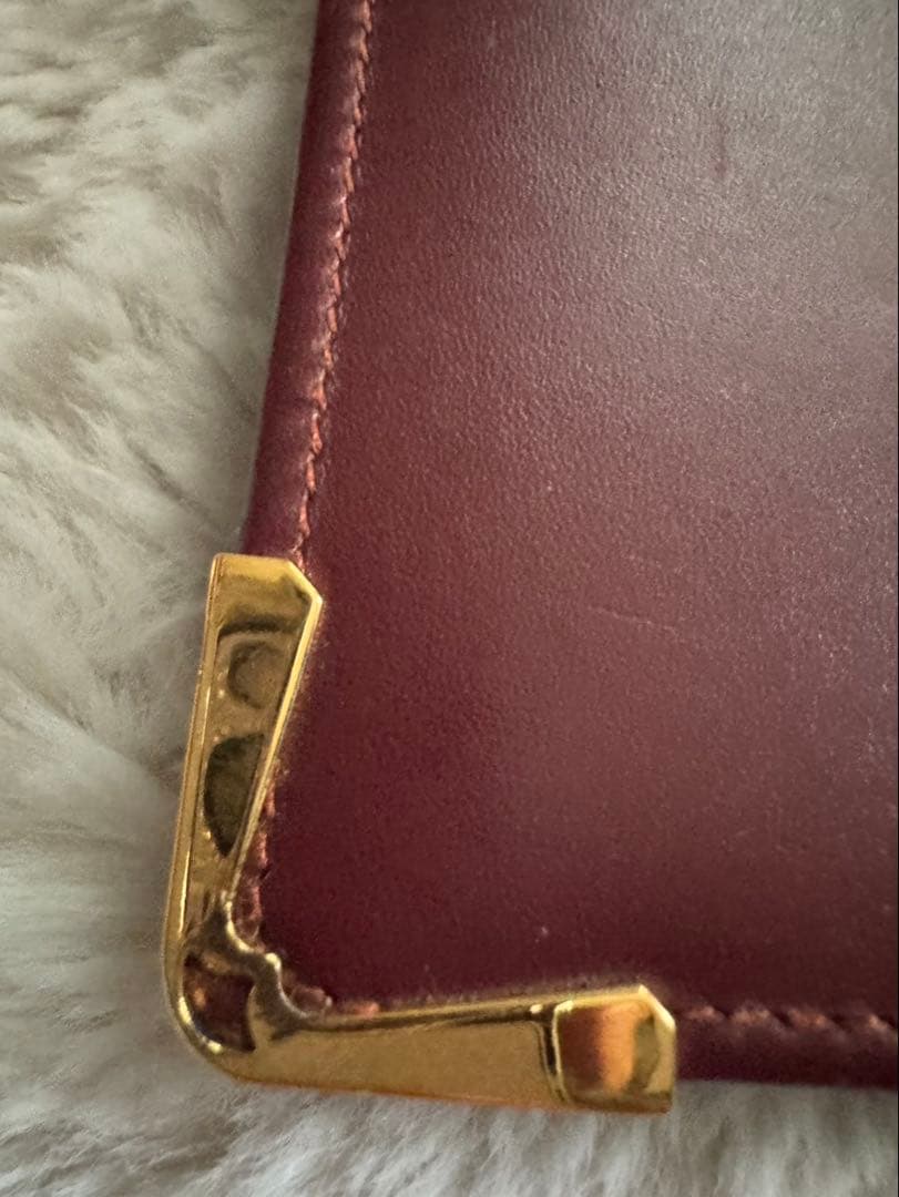 カルティエ　マストライン　ビジネスバッグ　ブリーフケース　Aレザー 書類ケース