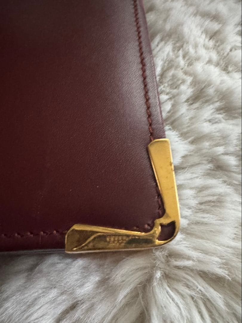 カルティエ　マストライン　ビジネスバッグ　ブリーフケース　Aレザー 書類ケース