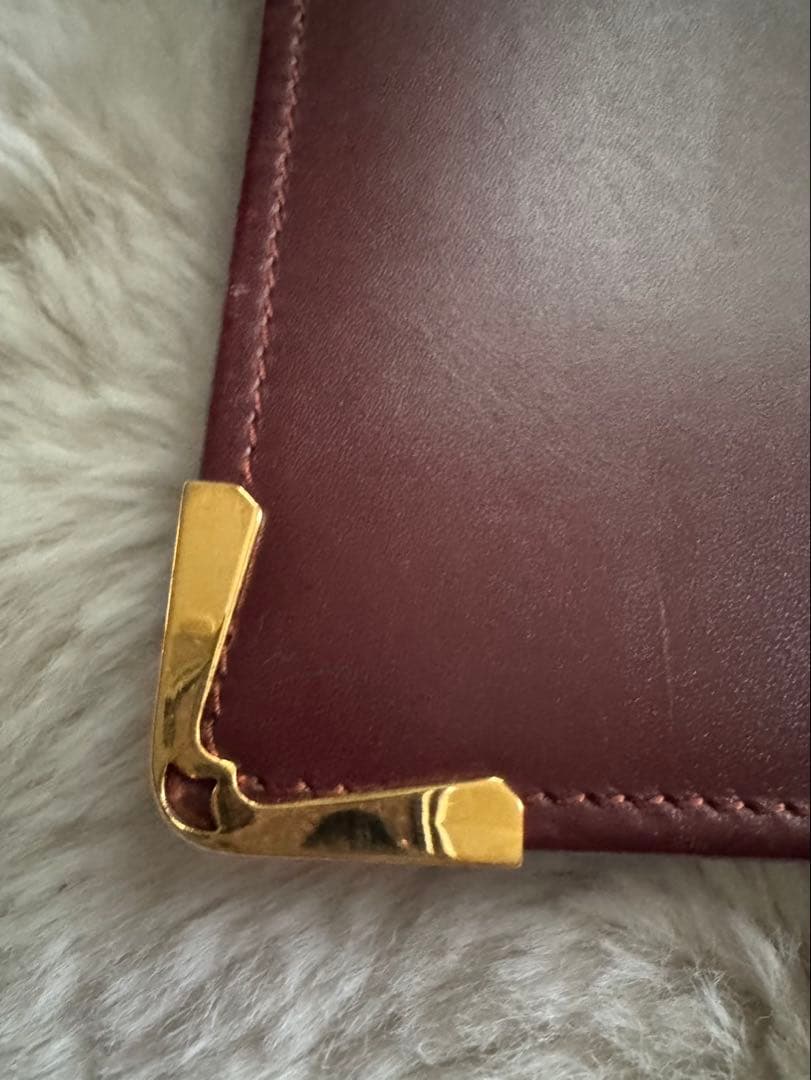 カルティエ　マストライン　ビジネスバッグ　ブリーフケース　Aレザー 書類ケース