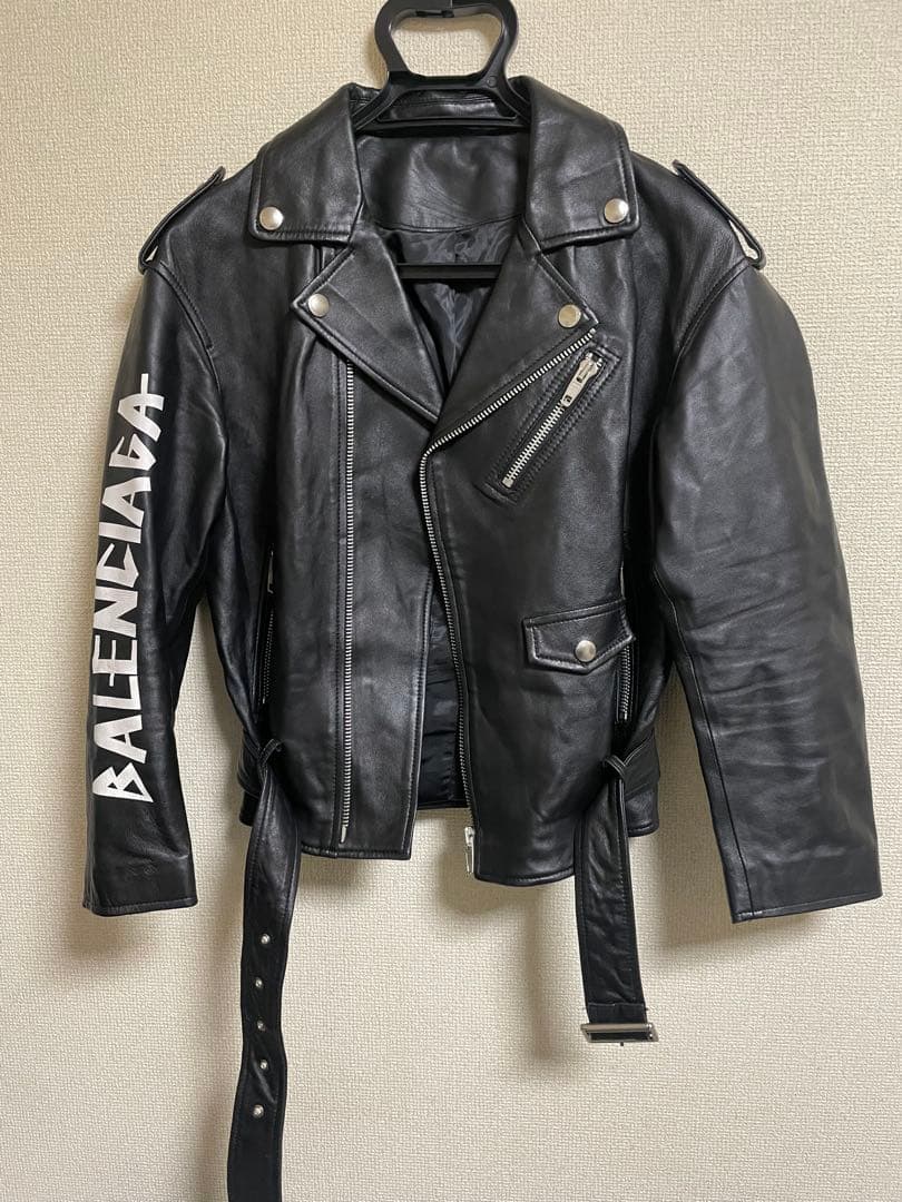 琥*珀様 BALENCIAGA バイカー ジャケット レデイース用