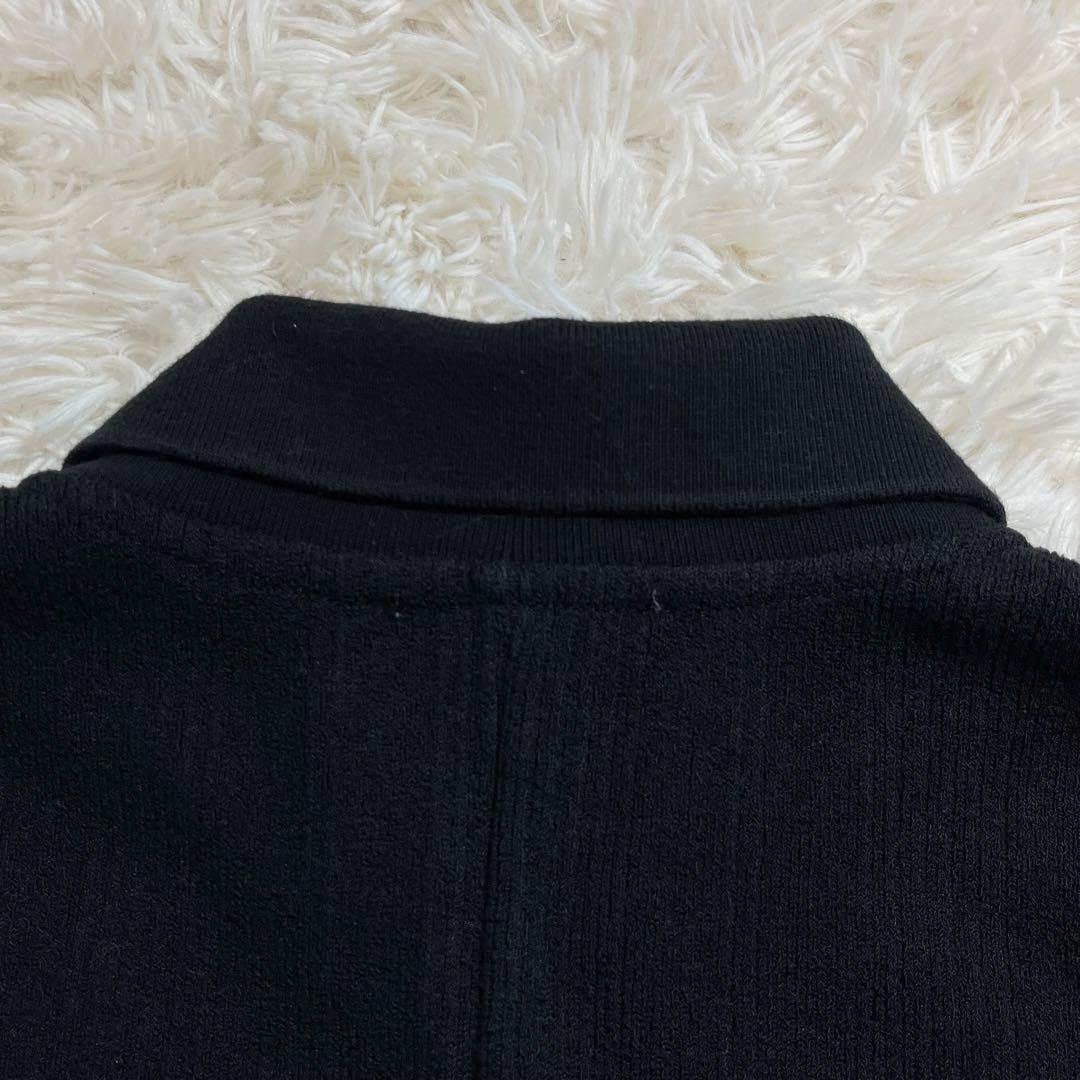 AER adam et rope ポロシャツワンピース ブラック ロング