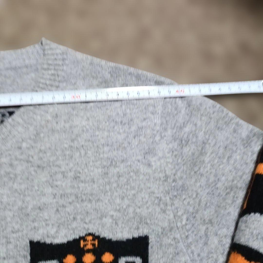 PEARLY GATES グレー セーター PGロゴカシミヤ