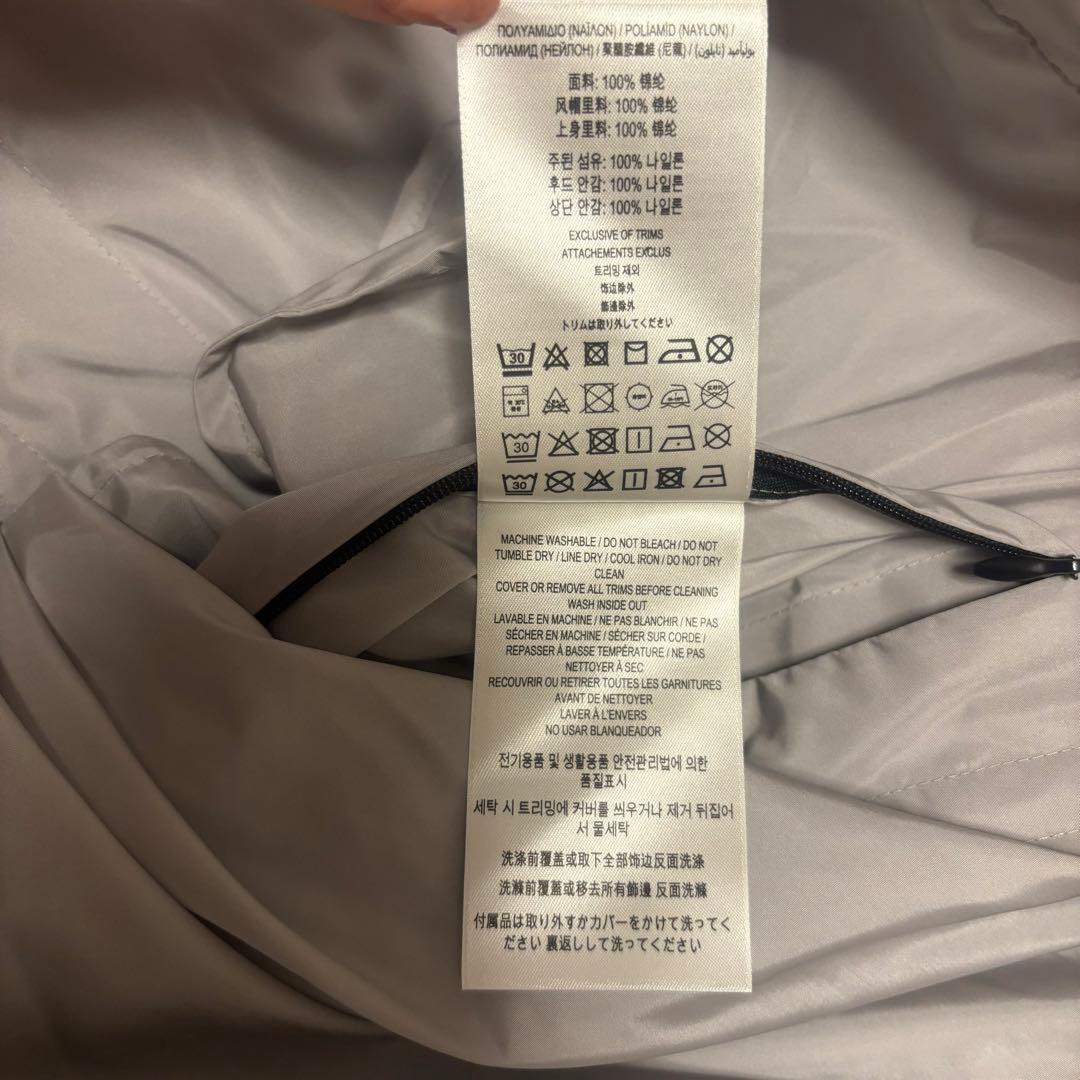 BURBERRY ナイロンパーカー ペールグレー ナイロンジャケット