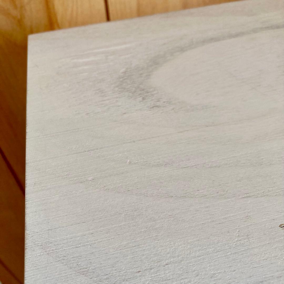 アンティーク風4段チェストホワイトシャビーコンパクトチェスト ニトリ　幅41cm