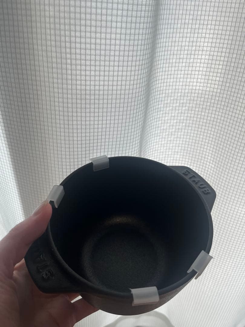 ラ・ココットdeGOHAN S ブラック フランス製 12インチ 鋳鉄　蓋付き