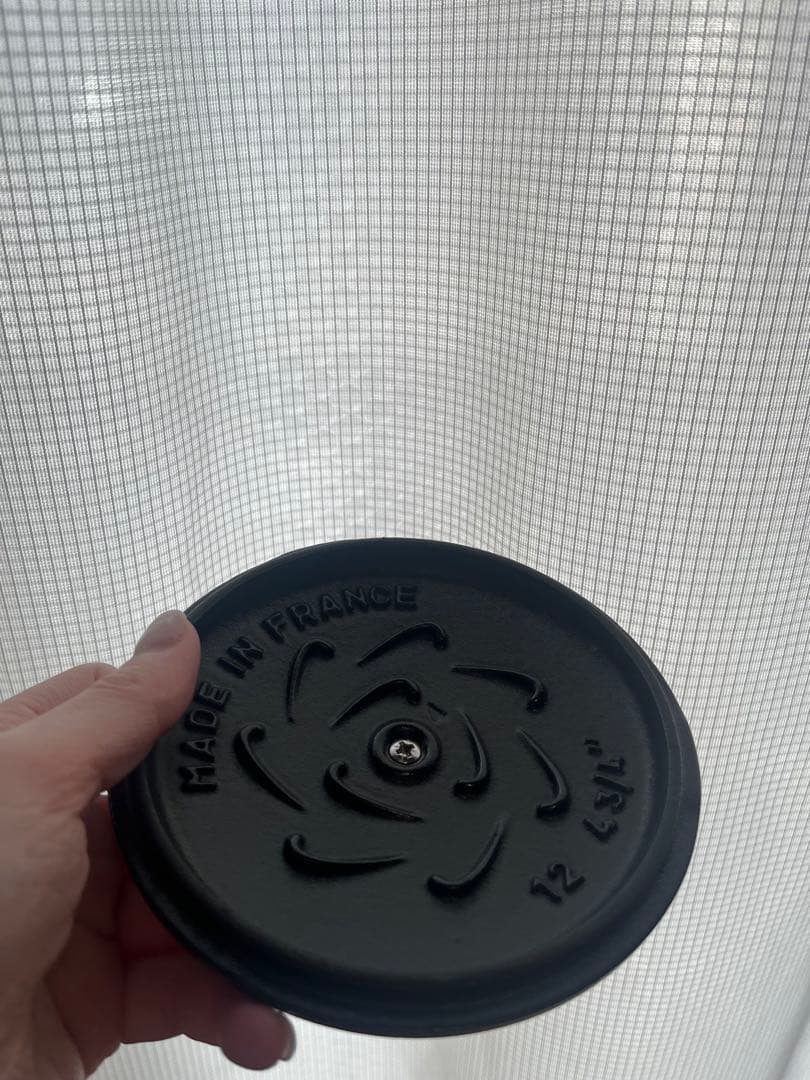 ラ・ココットdeGOHAN S ブラック フランス製 12インチ 鋳鉄　蓋付き