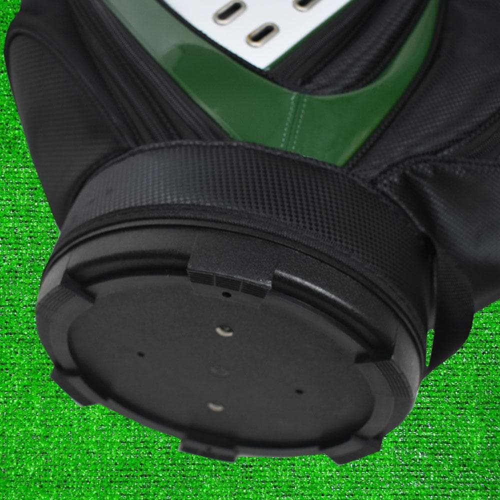 adidas アディダス ゴルフ キャディバッグ【ブラック/グリーン】美品！