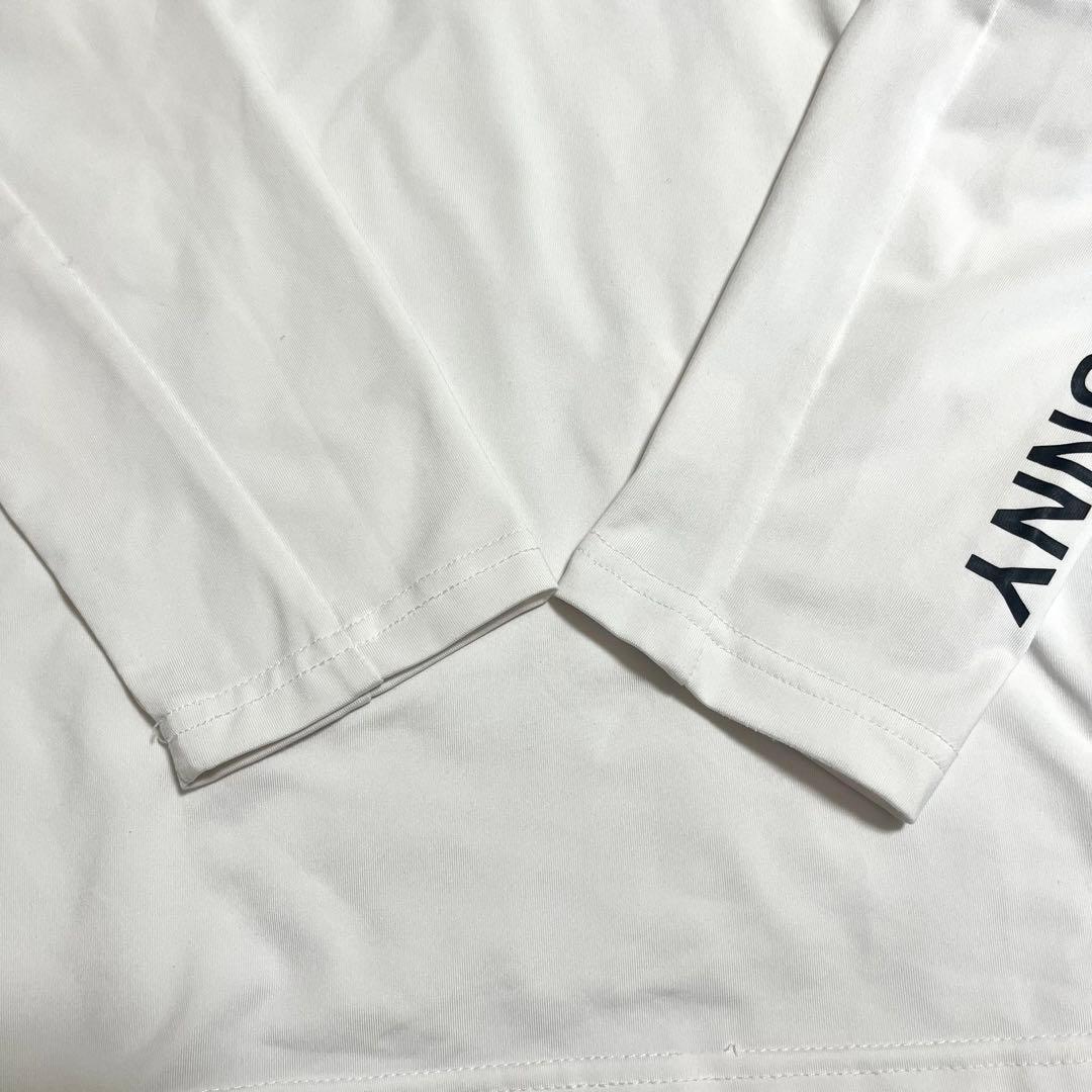 ✨美品✨サイコバニー ゴルフウェア モックネック 長袖 白 胸元ロゴ