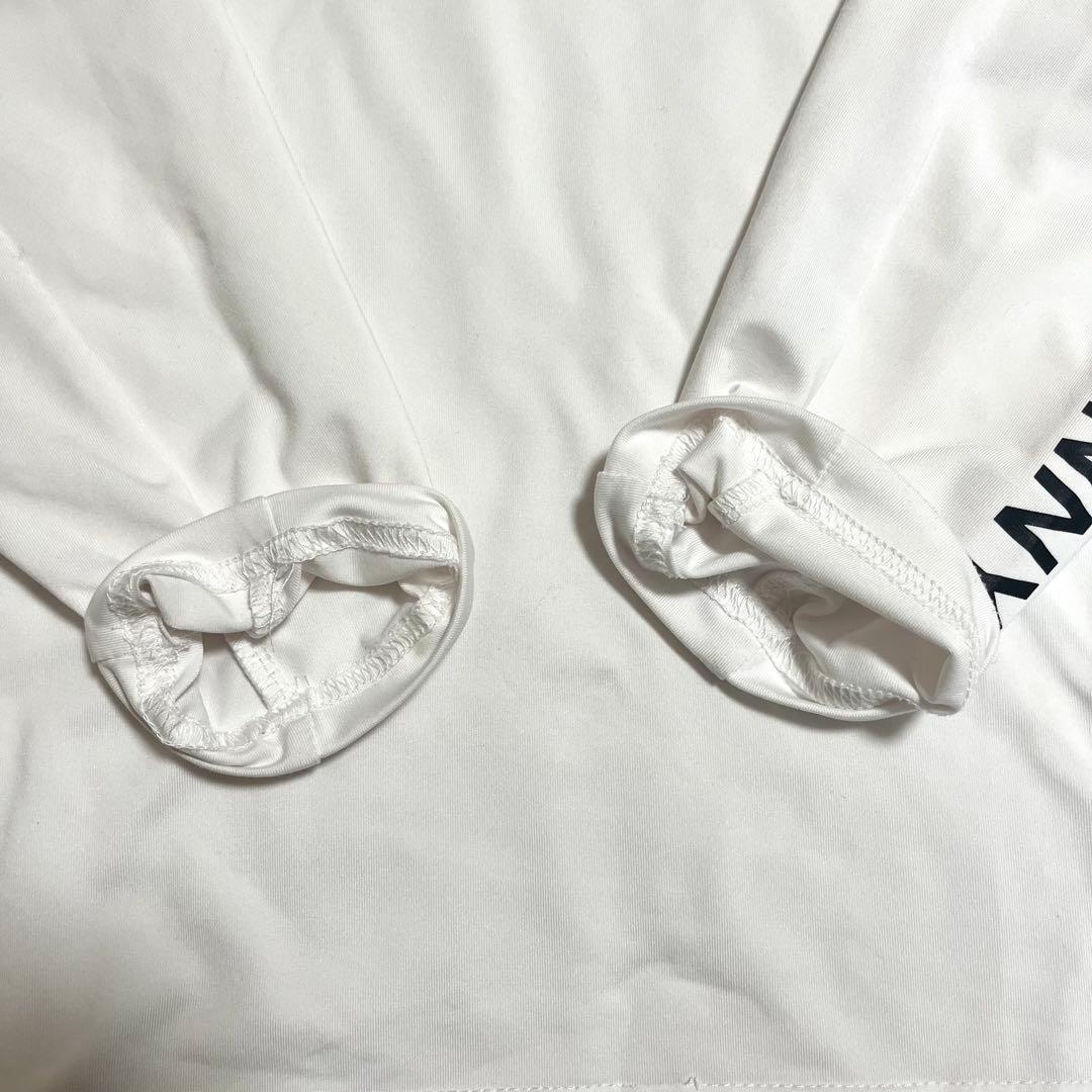 ✨美品✨サイコバニー ゴルフウェア モックネック 長袖 白 胸元ロゴ