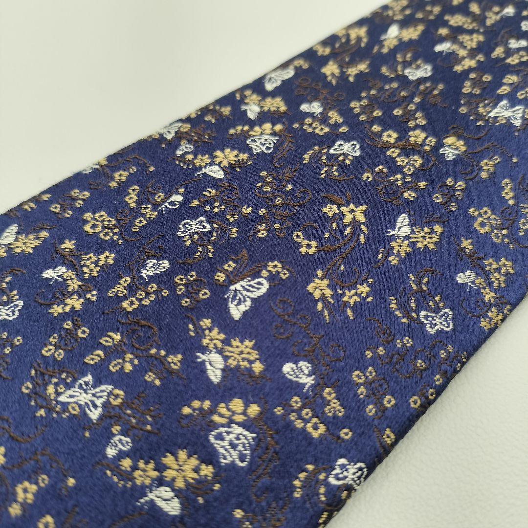 美品　現行　ポールスミス　ジャガード　バタフライ　蝶々　花柄　刺繍　総柄　光沢