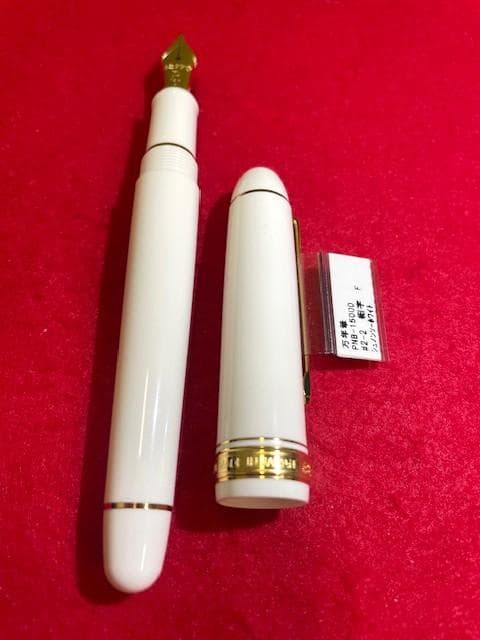 未使用品 プラチナ万年筆 センチュリー 3776 シュノンソーホワイトF 即送