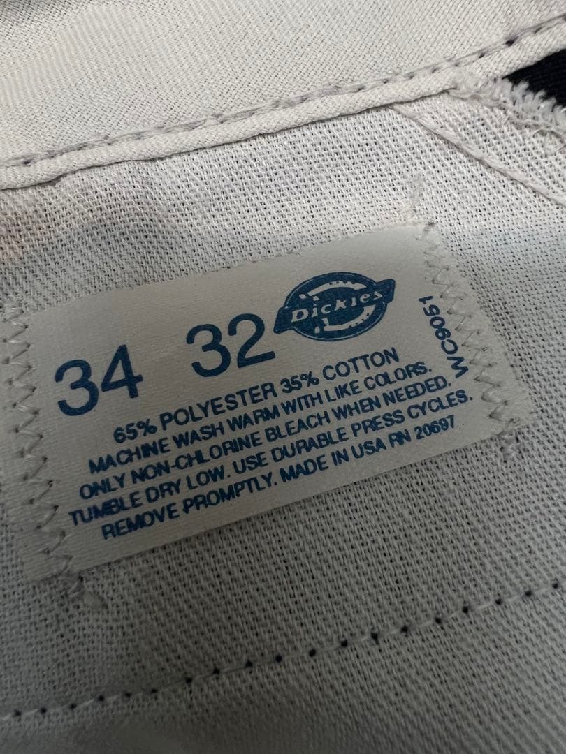 90s Dickies ディッキーズ　874 ブラック　USA製　talon