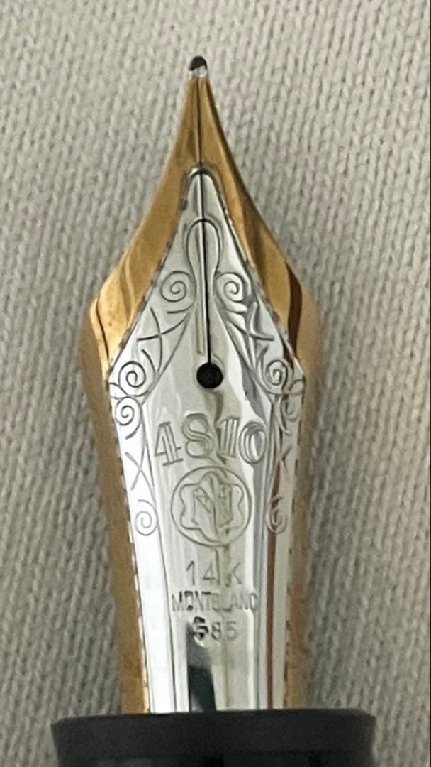 【ひーちゃん】モンブラン 149 万年筆 14K中白 エボナイト芯