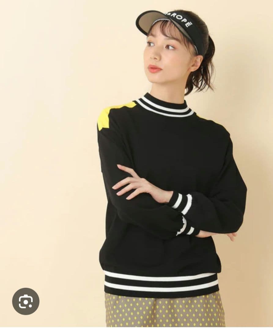 ジュンアンドロペ♡モックネック♡長袖♡M ゴルフスポーツ テニス