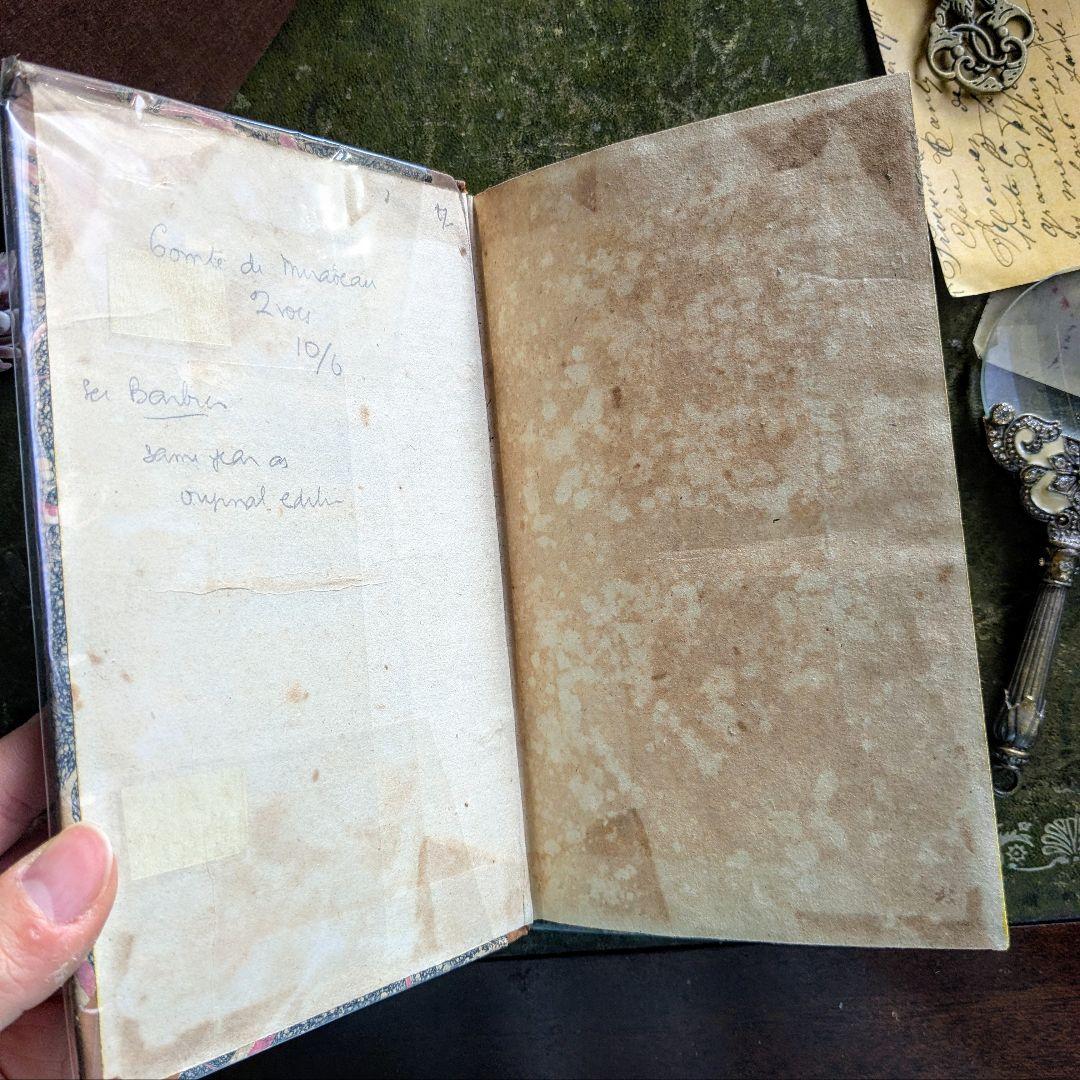 1789年　思わず手袋で触りたくなる♪ベルリン宮廷秘史アンティーク本２冊古書洋書