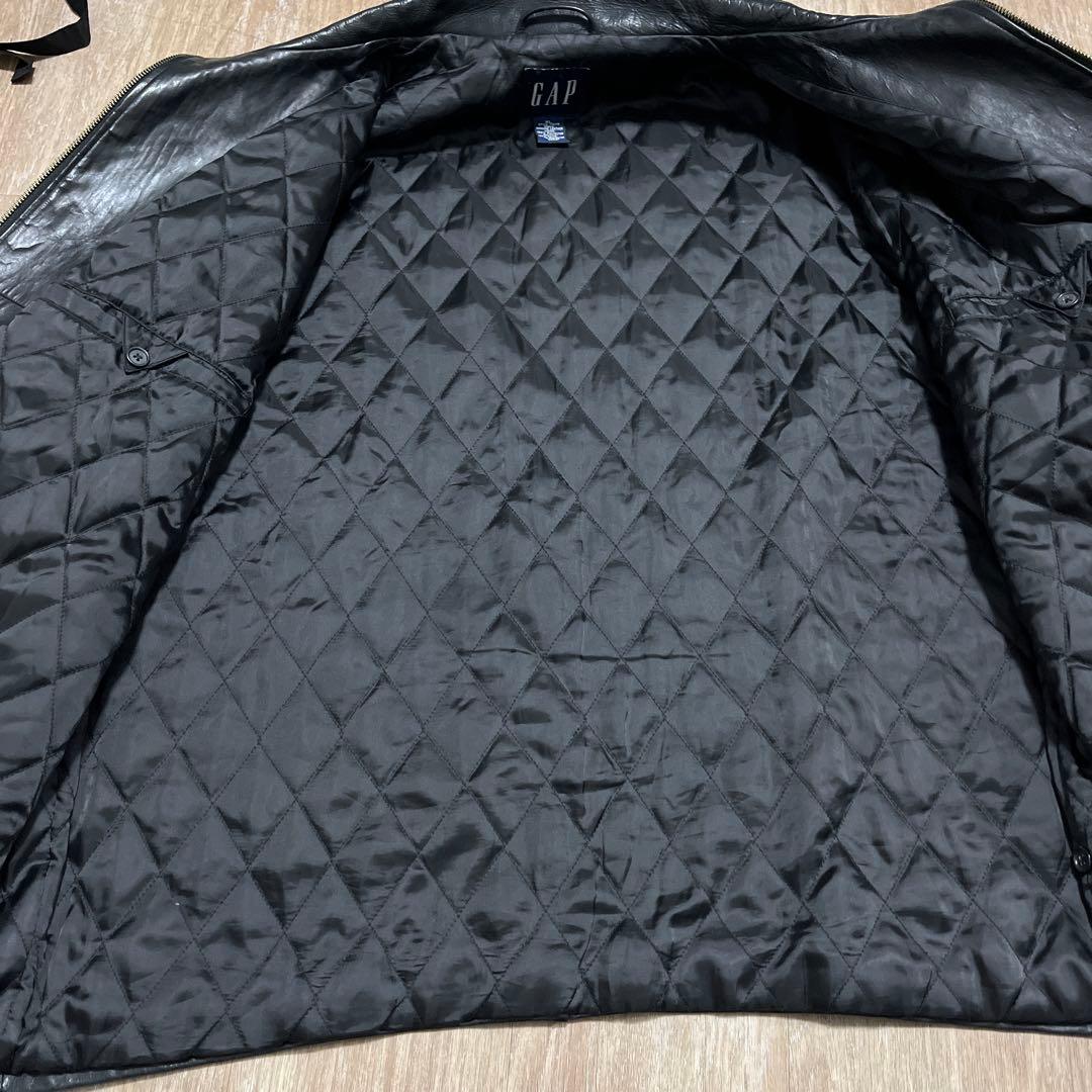 OLD GAP レザージャケット　スタンドカラー　XL