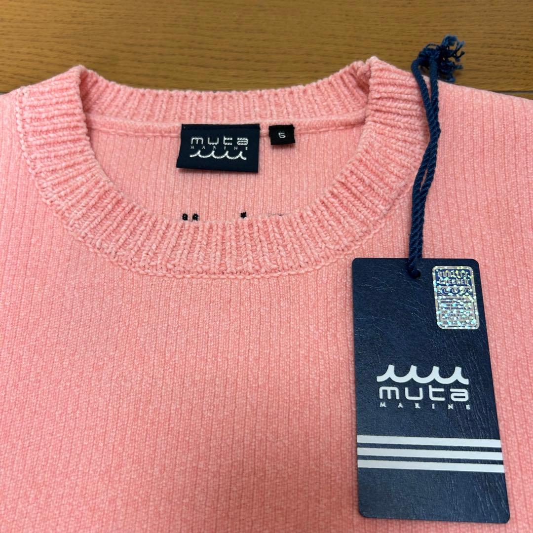【美品】muta marine GOLFムータマリンゴルフモールスムースニット