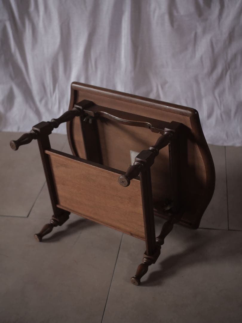 キツツキ木工　センターテーブル　机　古家具　古道具　アンティーク　昭和レトロ