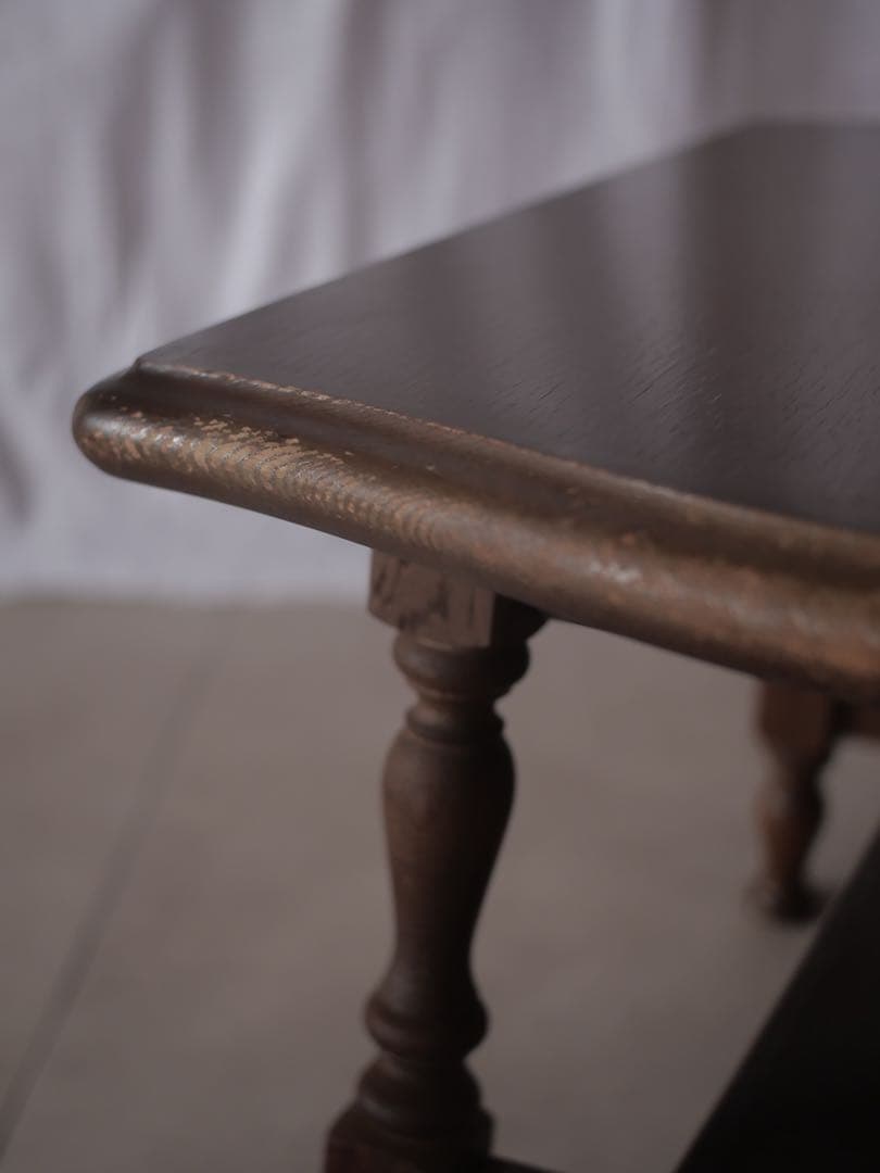 キツツキ木工　センターテーブル　机　古家具　古道具　アンティーク　昭和レトロ