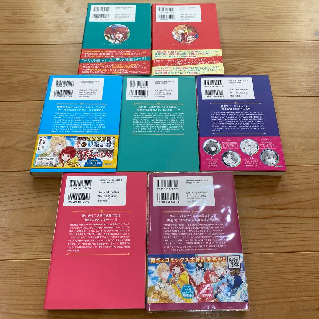 【小説1〜5巻+1〜2巻】自称悪役令嬢な妻の観察記録。