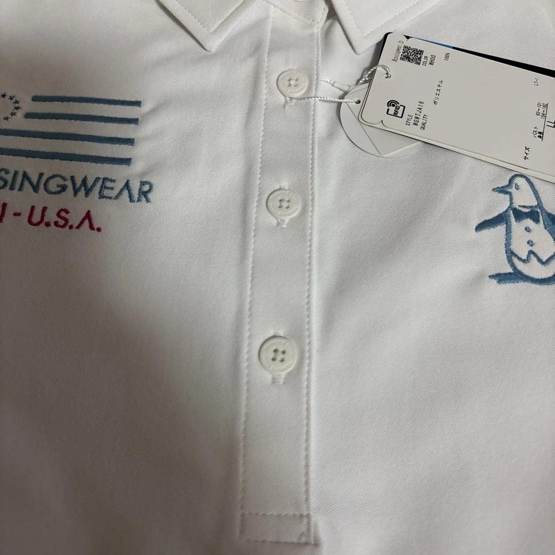 新品　ゴルフ マンシングウェア ポロシャツ 白　LL 送料込み