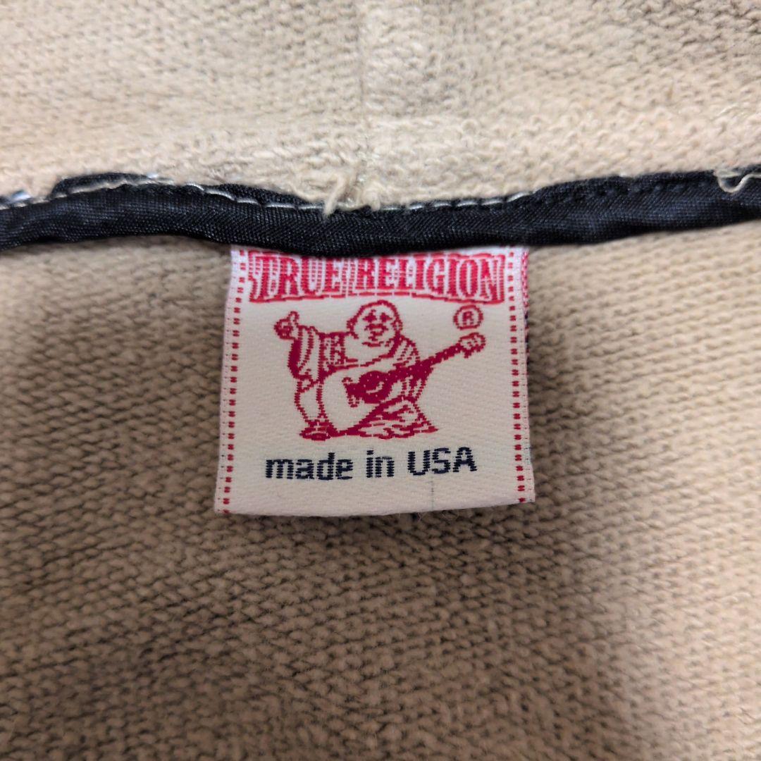 トゥルーレリジョン ジップパーカー USA製 S ロゴ Y2K　アメリカ製