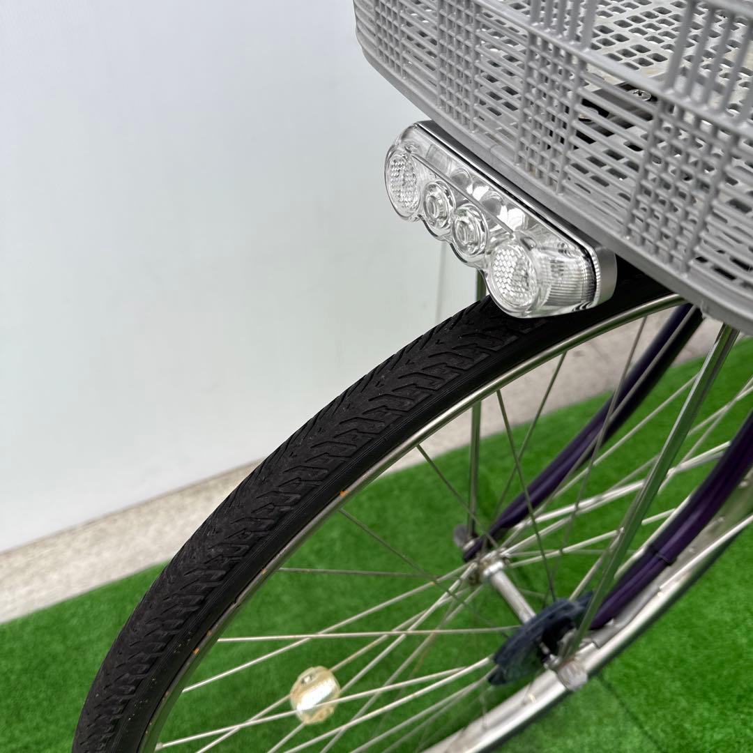 ブリヂストン電動アシスト自転車26インチ 8.9Ah 紫