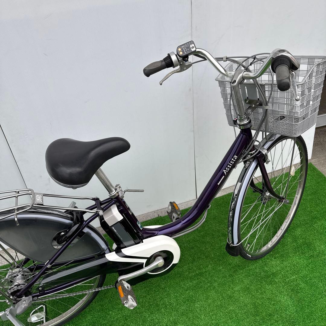 ブリヂストン電動アシスト自転車26インチ 8.9Ah 紫