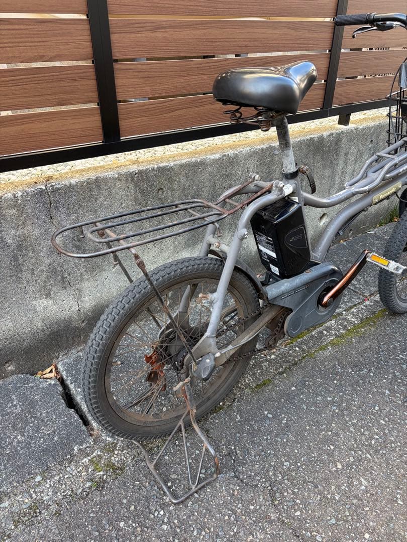 直接引き取り　パナソニック　Panasonic 電動自転車　ez マットグレー