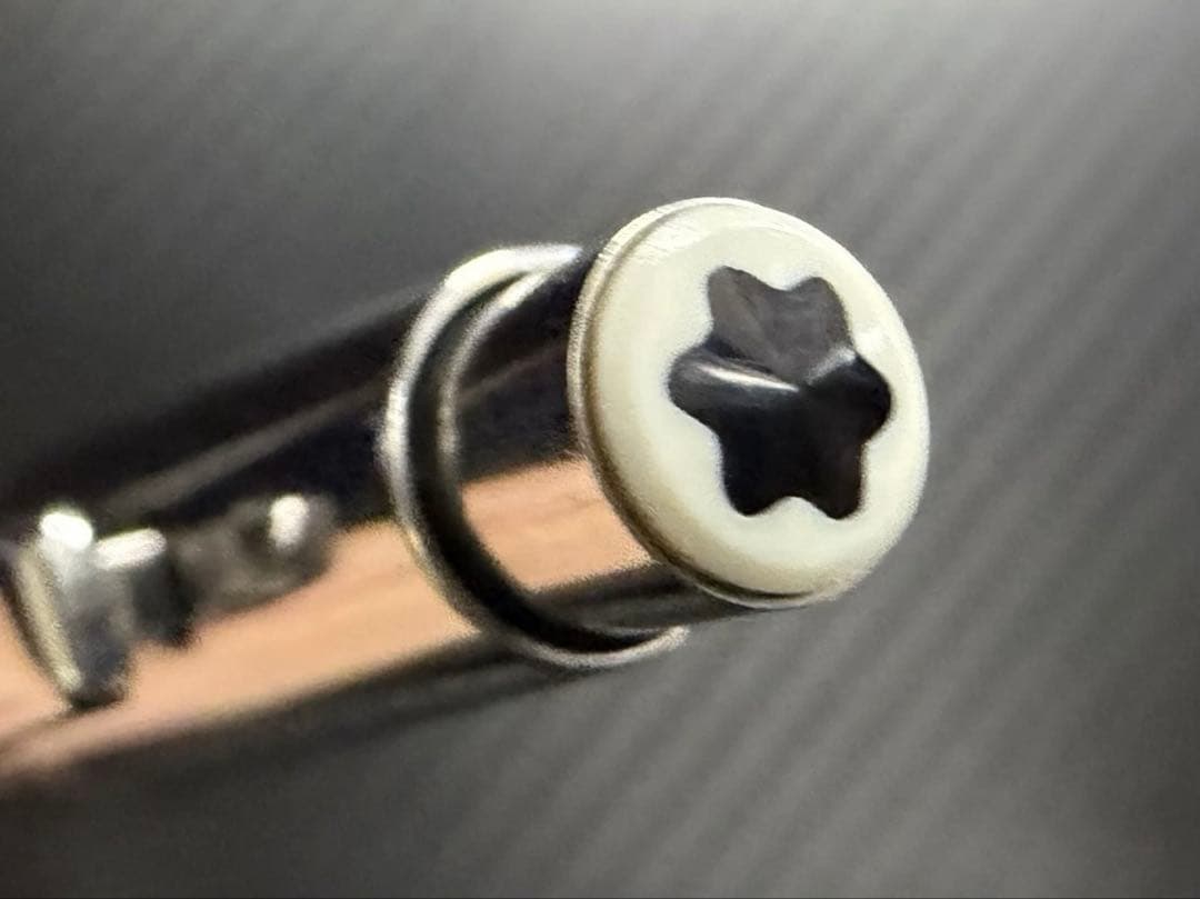 未使用に近い モンブラン No.1557 ノブレス シルバー ペンシル 0.5