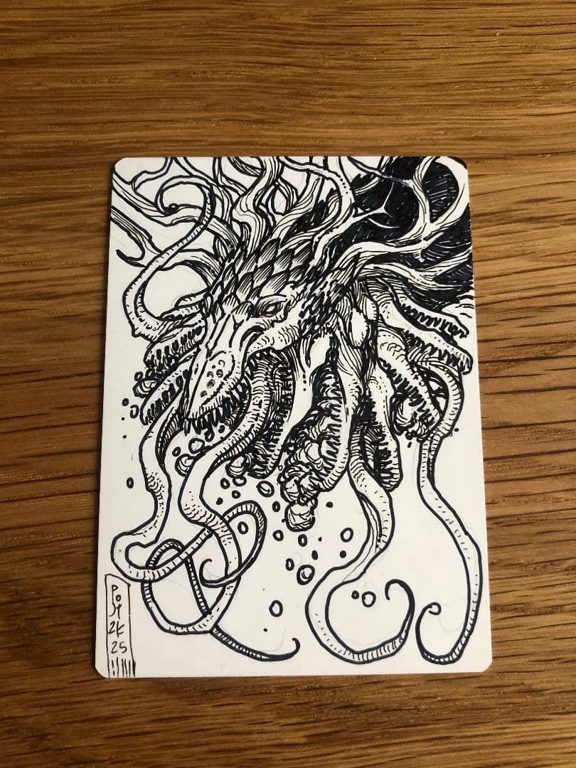 D*n様 MTG【世界喰らいのドラゴン】アーティストプルーフ