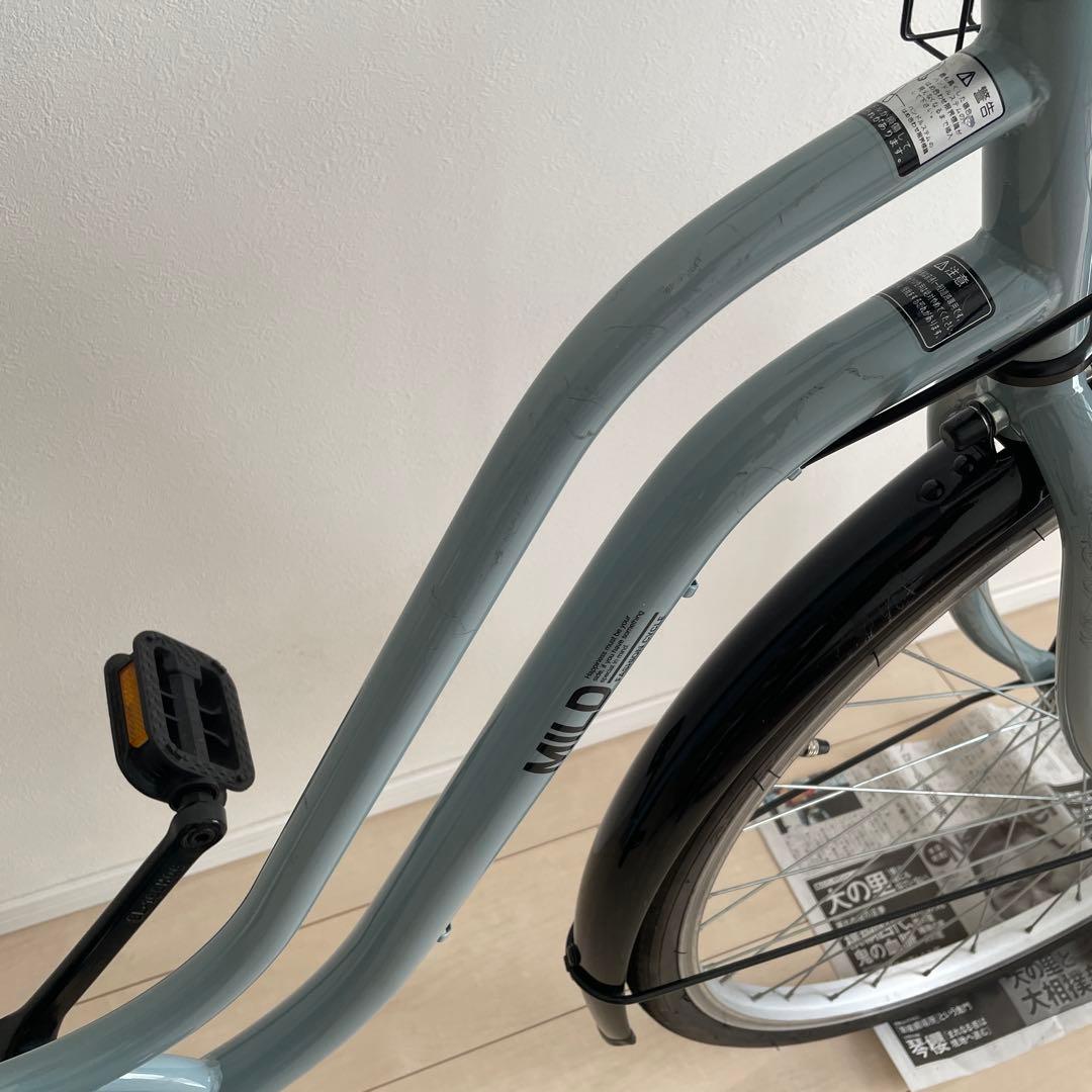 26インチ　自転車 シティサイクル 前カゴ付き