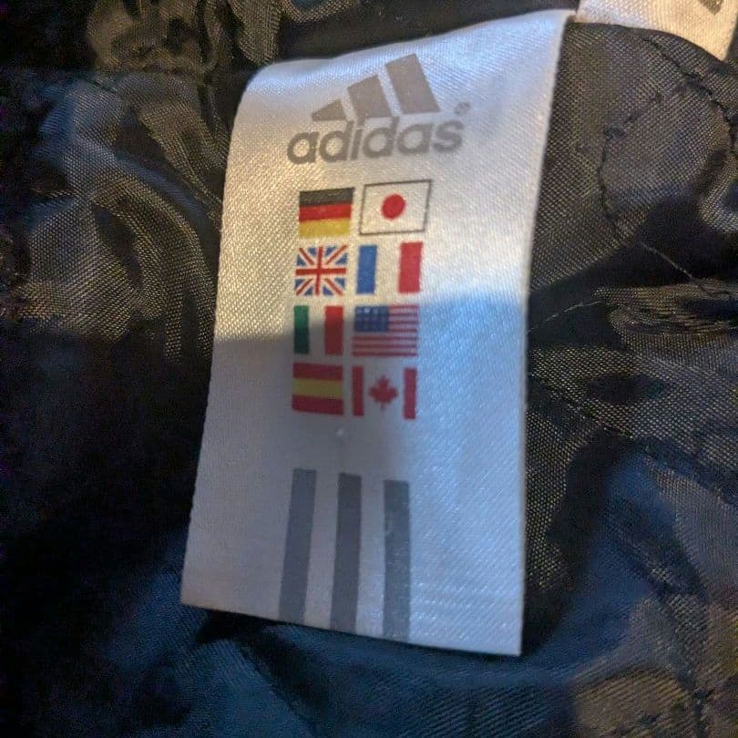 adidas アディダス ブラック ロング ベンチコート 裏ボア Mサイズ