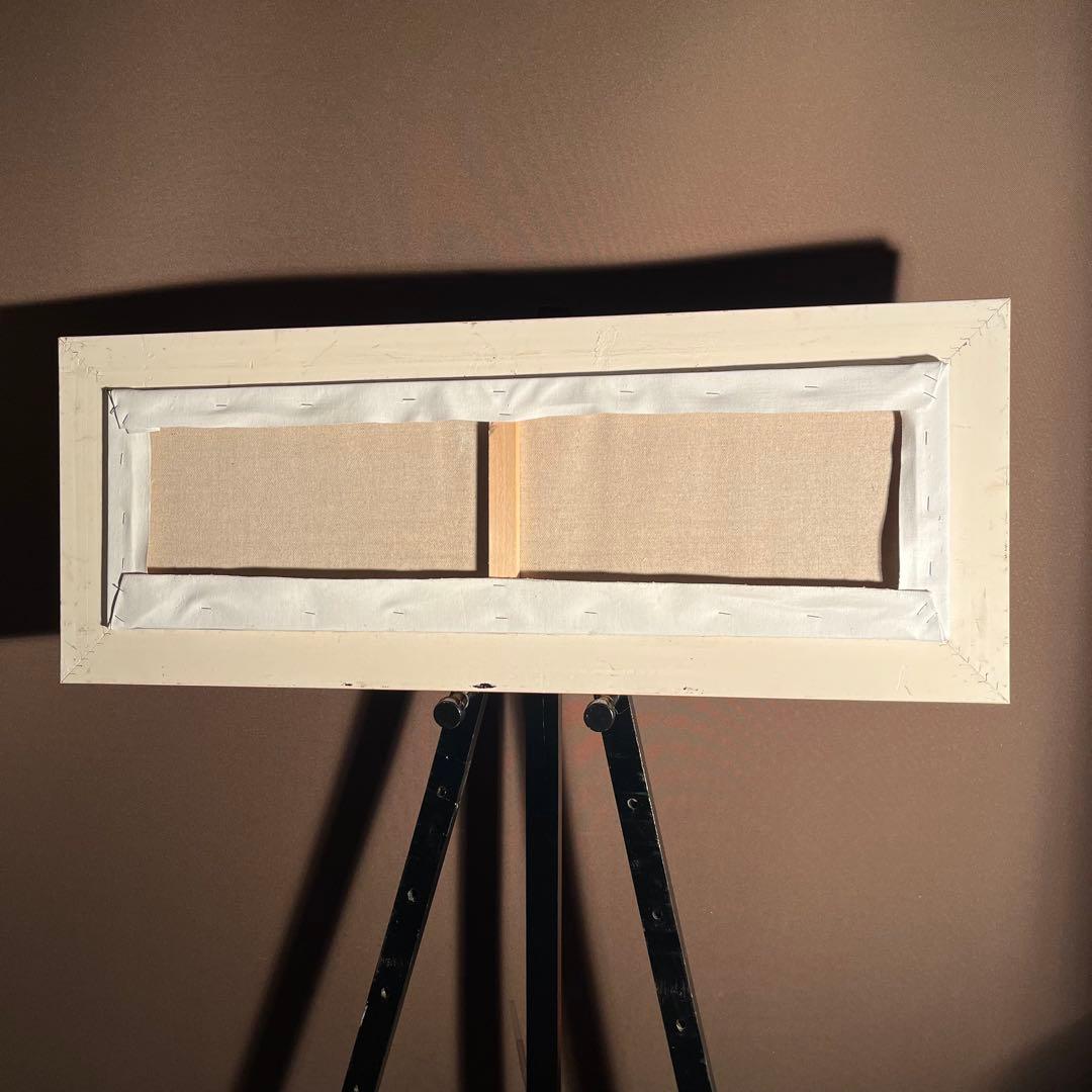 ★秀作★ 手書き油絵 モネ 睡蓮 額付 肉筆絵画 インテリア 油彩画