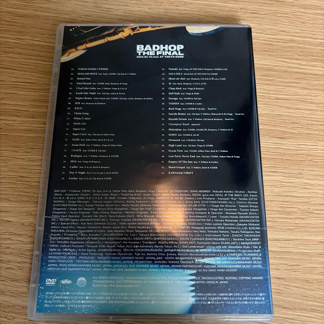 その他 BADHOP THE FINAL