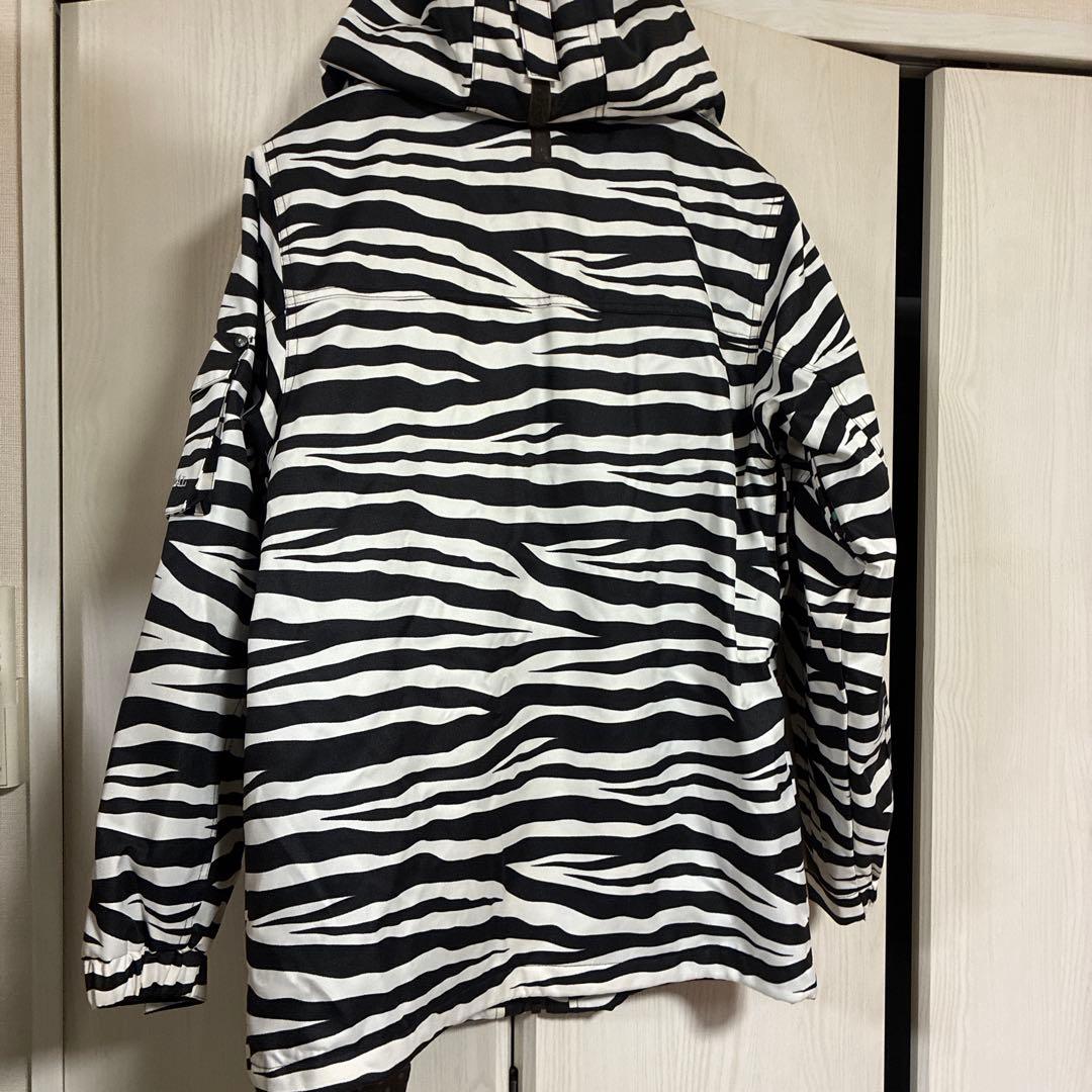 ICEPARDAL ゼブラ柄 スノーボードジャケット 美品 ベンチレーション有