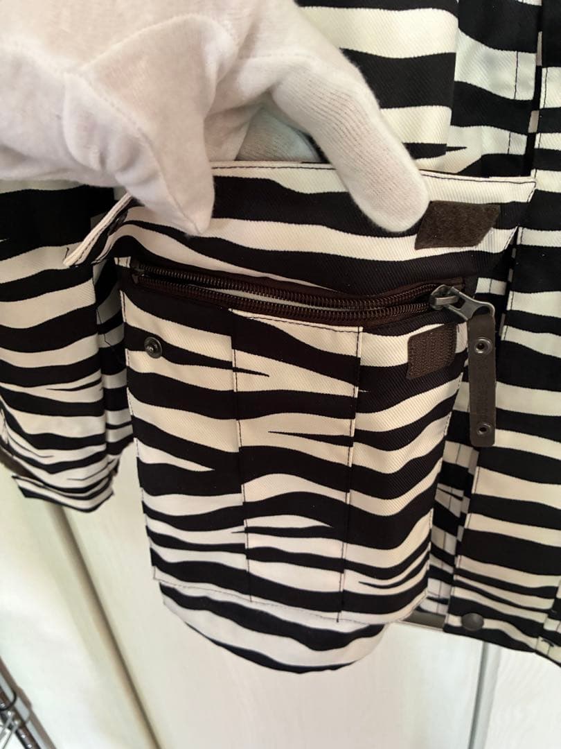 ICEPARDAL ゼブラ柄 スノーボードジャケット 美品 ベンチレーション有