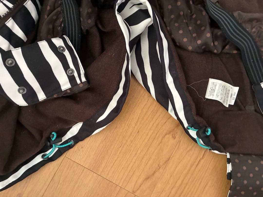 ICEPARDAL ゼブラ柄 スノーボードジャケット 美品 ベンチレーション有