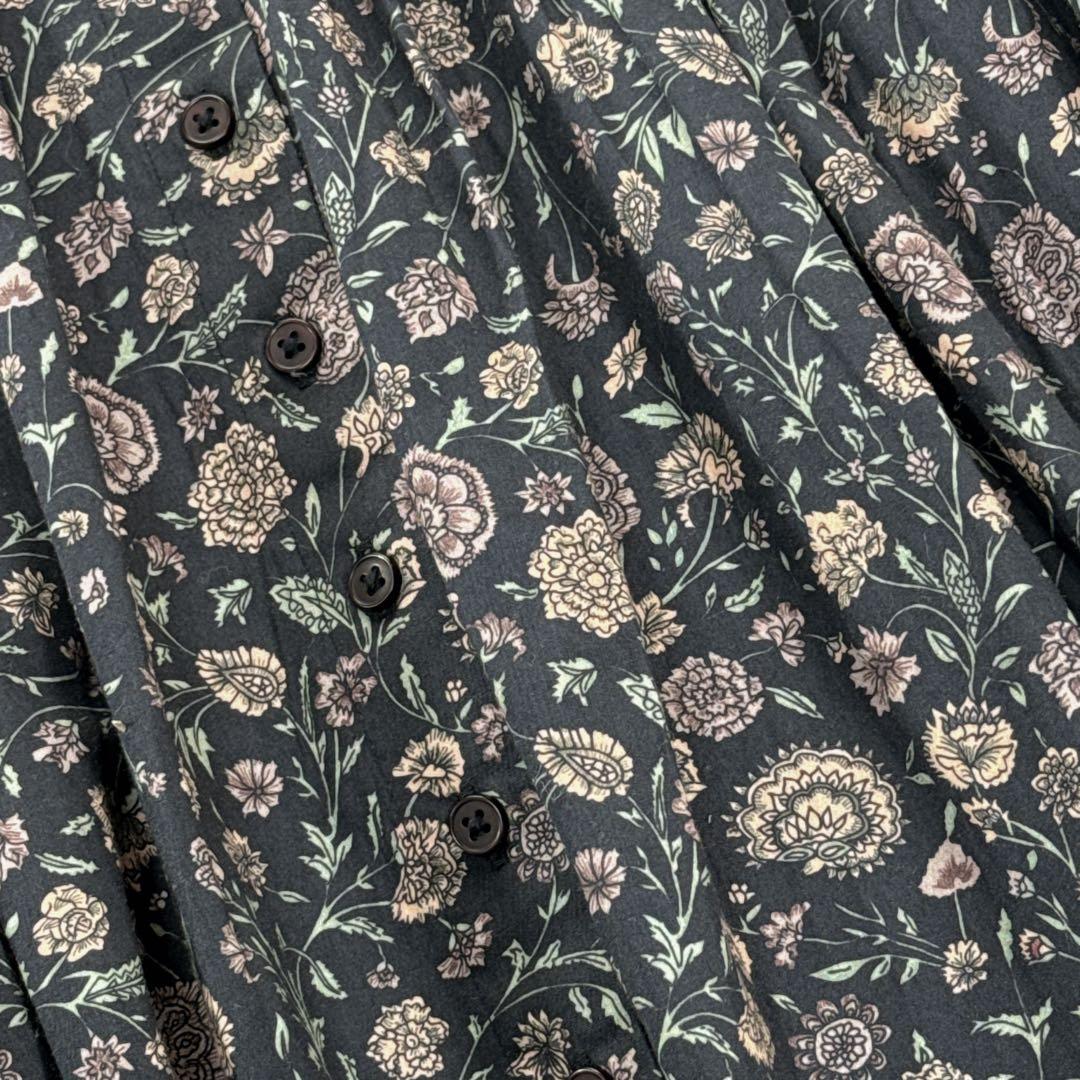 新品タグ付き✨SOIL ソイル フラワープリント バンドカラー シャツワンピース