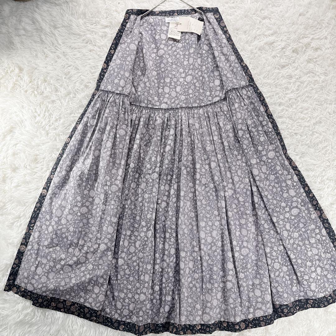 新品タグ付き✨SOIL ソイル フラワープリント バンドカラー シャツワンピース