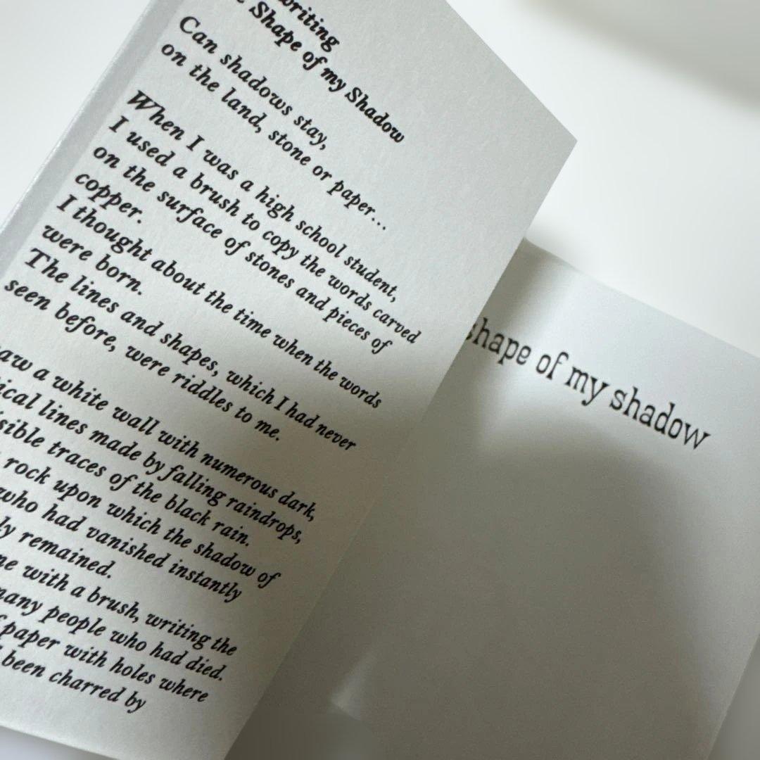 shape of my shadow 立花文穂　TachibanaFumio